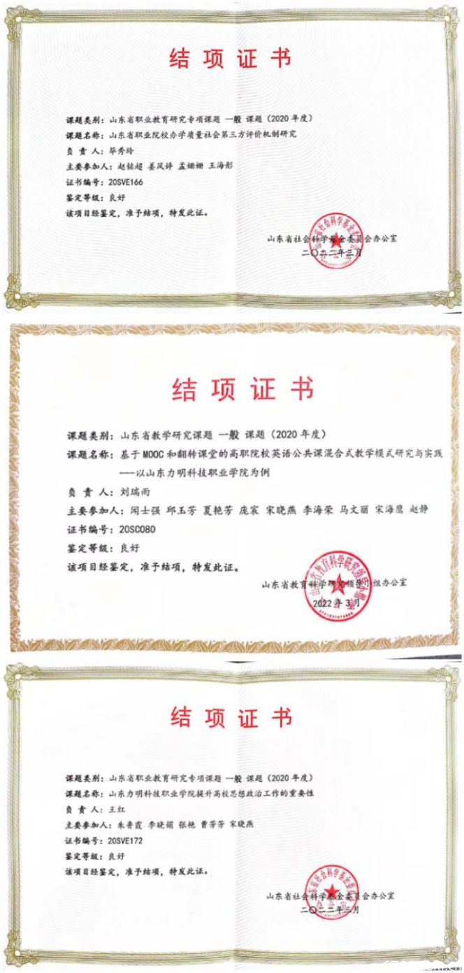 山東力明科技職業(yè)學院 山東力明科技職業(yè)學院
